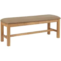 Logans Edge Backless Bench in Natural Wood by ECI