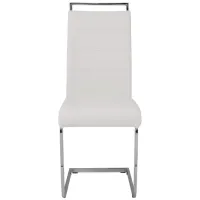 Priscilla Dining Chair in White by Global Furniture Furniture USA