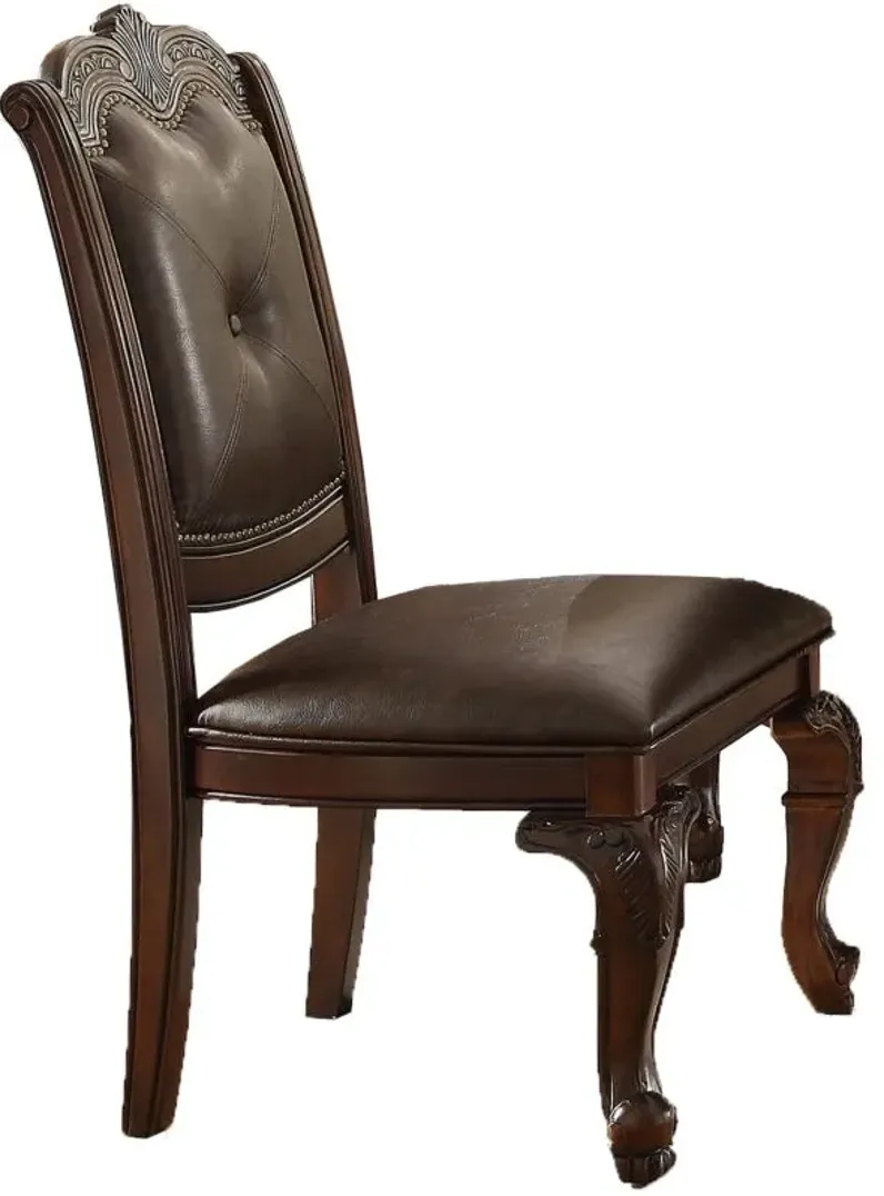 Madilynn Dining Chair in Dark Cherry by Crown Mark
