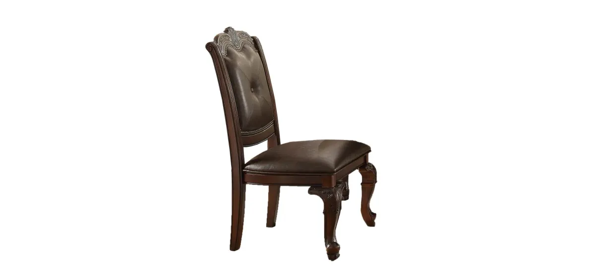 Madilynn Dining Chair in Dark Cherry by Crown Mark