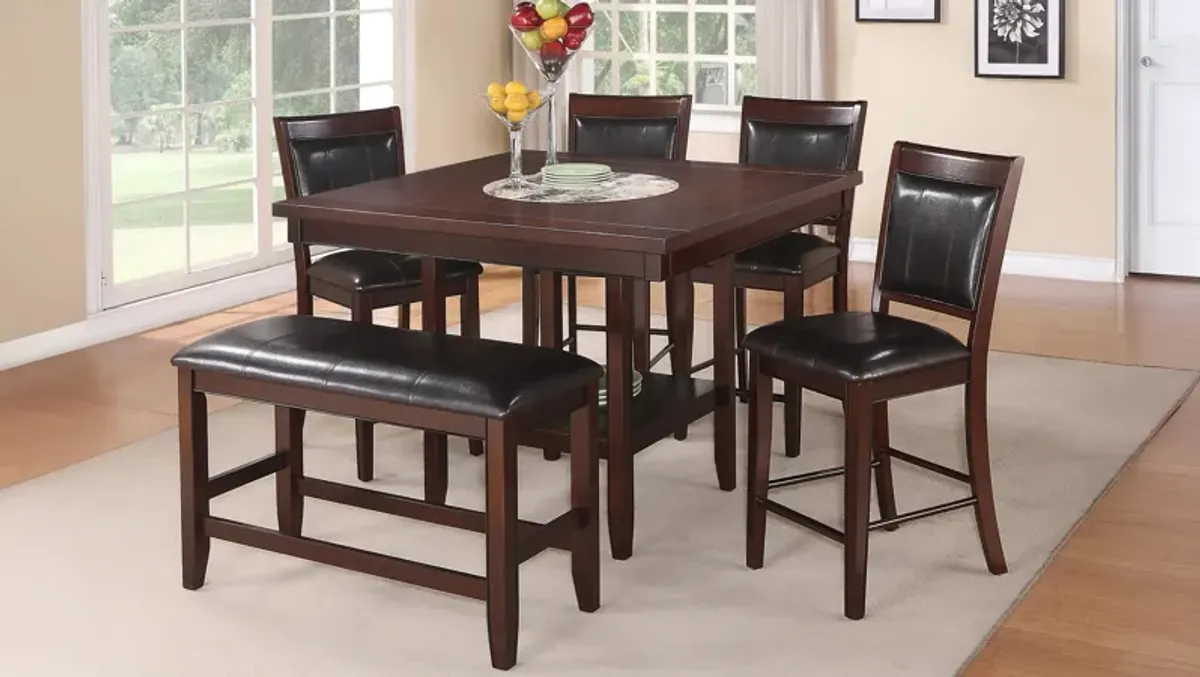 Lysander Counter-Height Bench