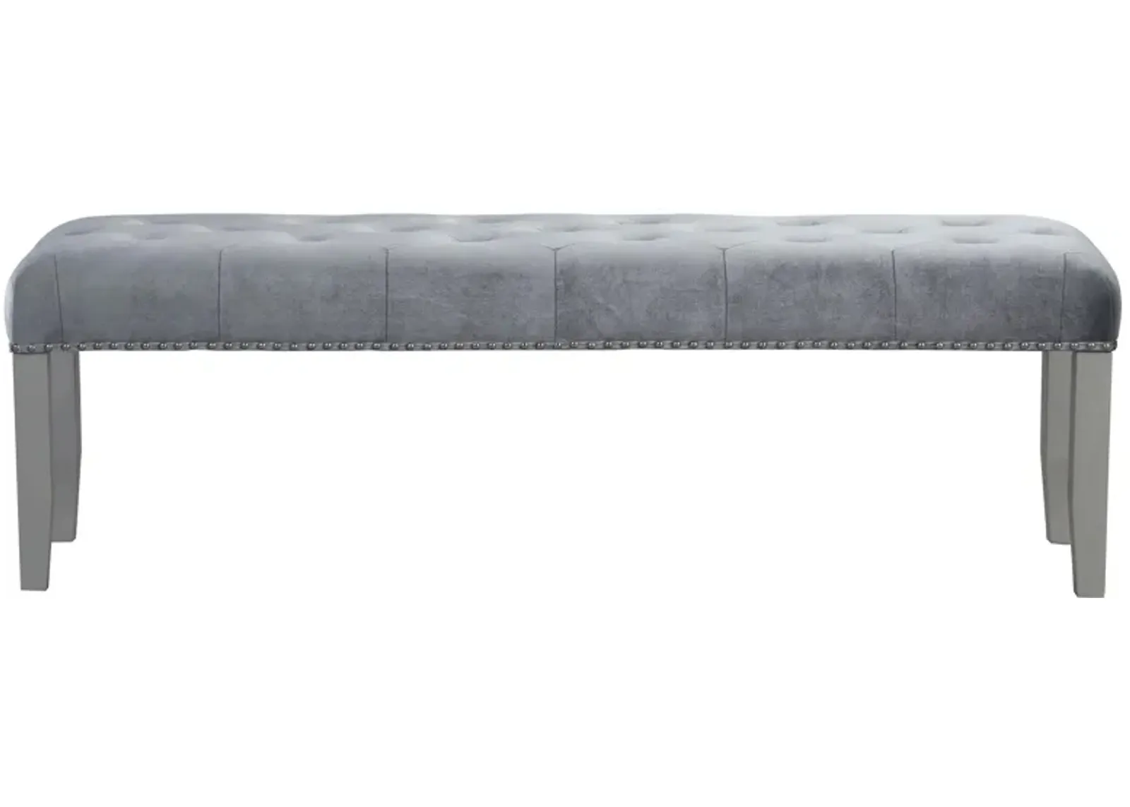 Geneva Bench in Silver Champagne by Glory Furniture