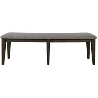 Double Bridge Dining Bench in Dark Brown by Liberty Furniture