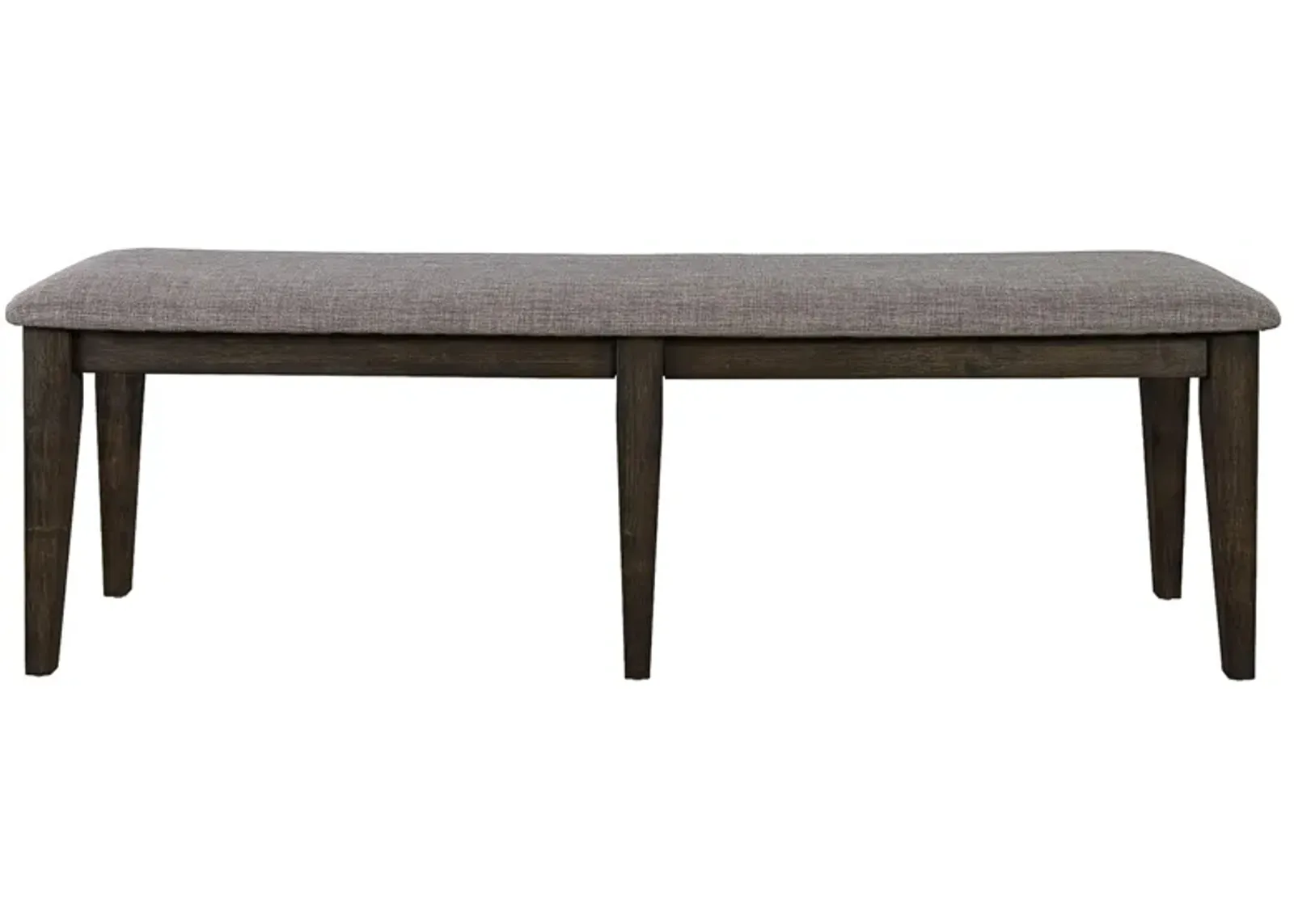 Double Bridge Dining Bench in Dark Brown by Liberty Furniture