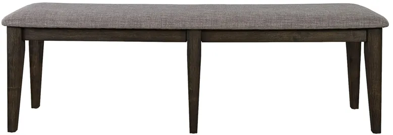 Double Bridge Dining Bench in Dark Brown by Liberty Furniture