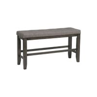 Bardstown Counter-Height Dining Bench in Gray by Crown Mark