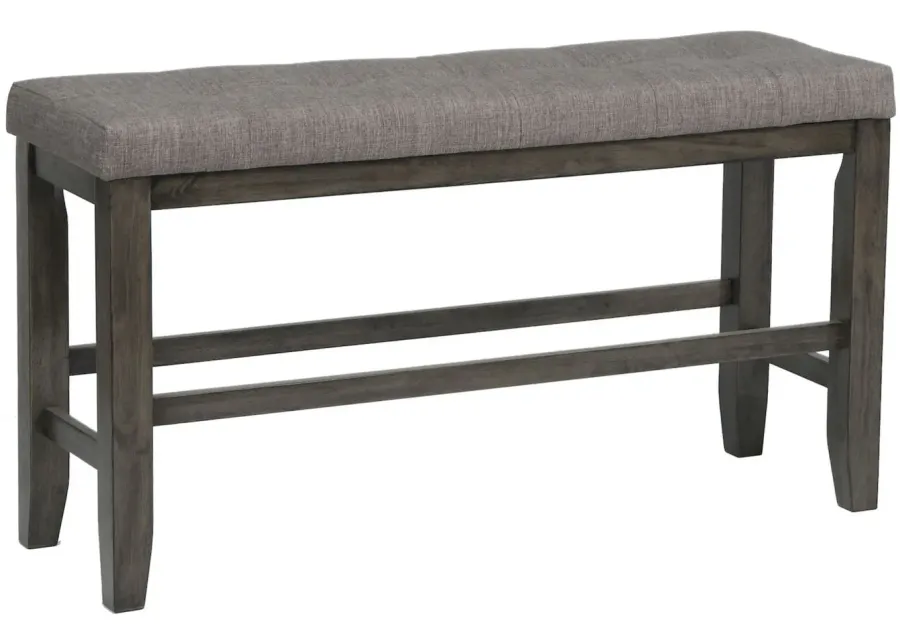 Bardstown Counter-Height Dining Bench in Gray by Crown Mark