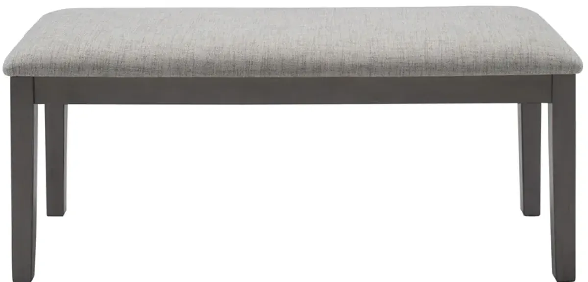 Taryn Dining Bench in Light Gray by Davis Intl.