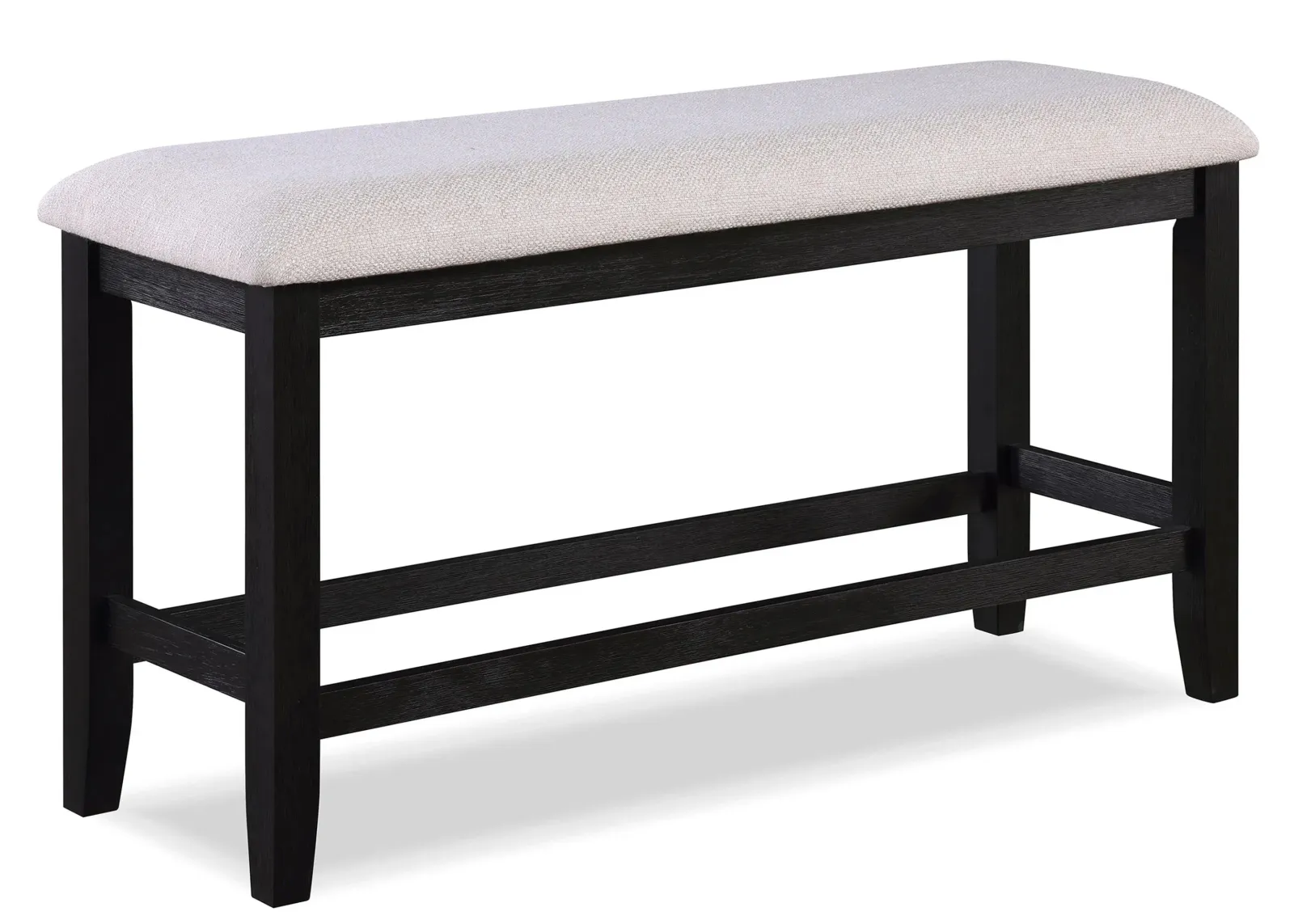 Regent Counter Height Bench in Charcoal by Crown Mark