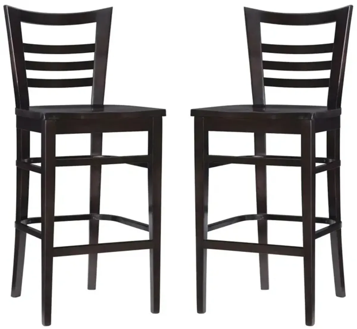 Blairmont Bar Stool - Set of 2 in Brown by Linon Home Decor