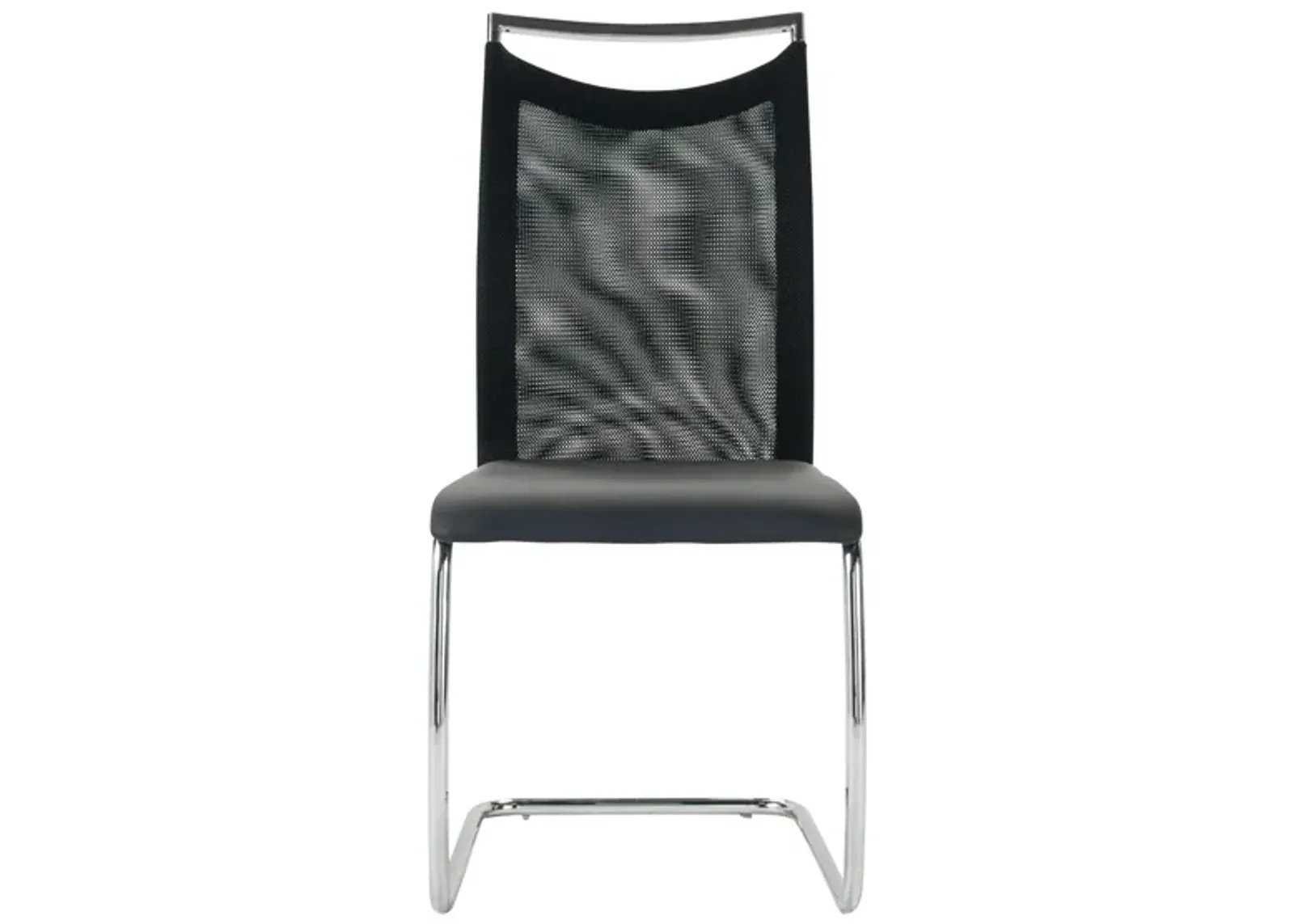 Nico Dining Chair in Black / Chrome by Chintaly Imports