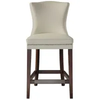 Dariela Counter Stool in white by Uttermost