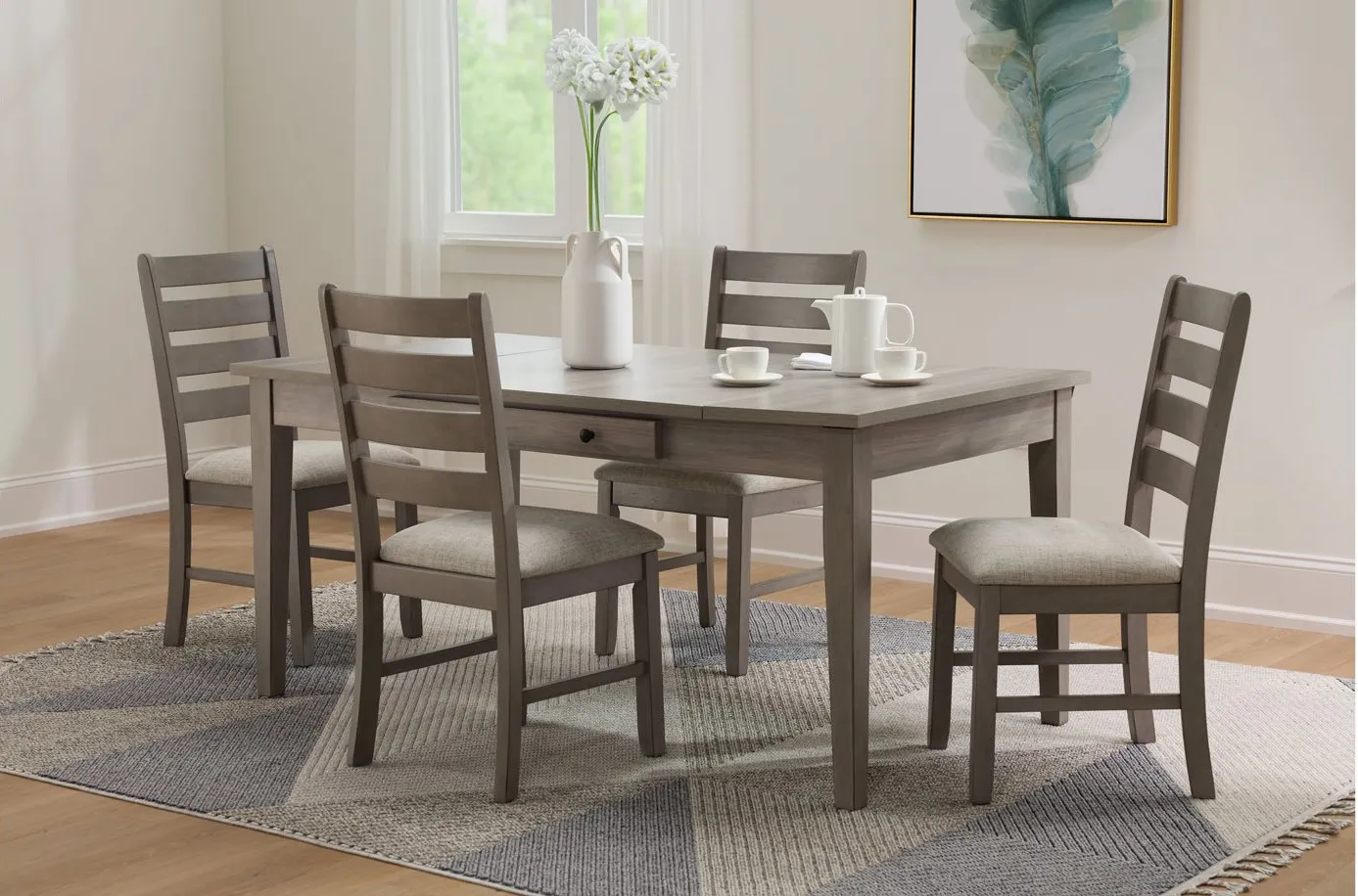 Taryn Side Chair in Light Gray by Davis Intl.