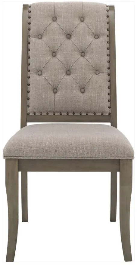 Lorient Dining Chair in Light Brown by Homelegance