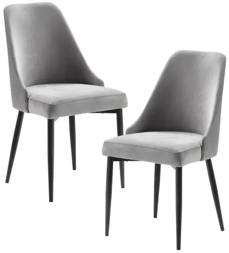 Weston Dining Chair Set of 2 in Gray by Homelegance