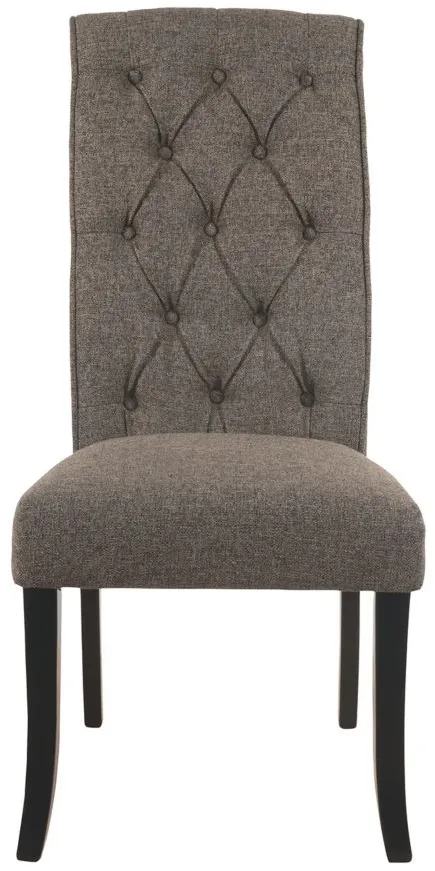 Tripton Casual Dining Upholstered Side Chair Set of 2 in Graphite by Ashley Express