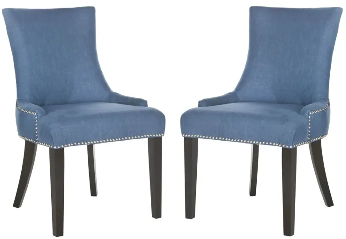 Lester Dining Chairs: Set of 2 in Blue by Safavieh