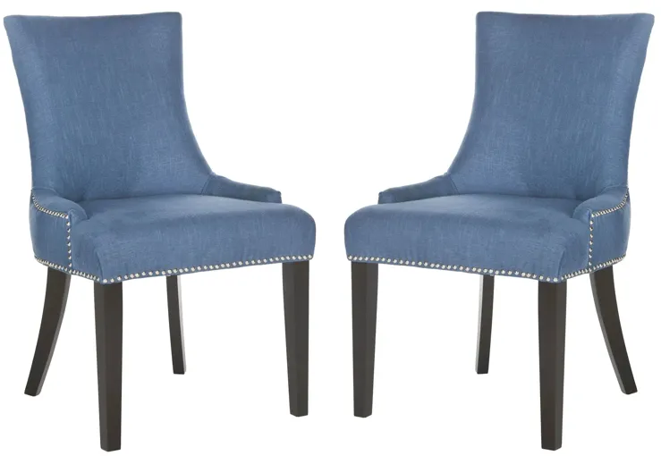 Lester Dining Chairs: Set of 2 in Blue by Safavieh