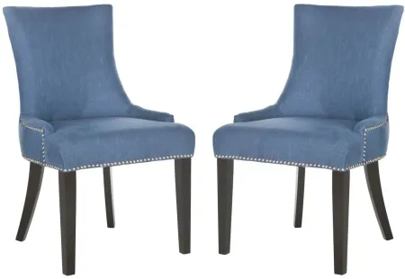 Lester Dining Chairs: Set of 2 in Blue by Safavieh