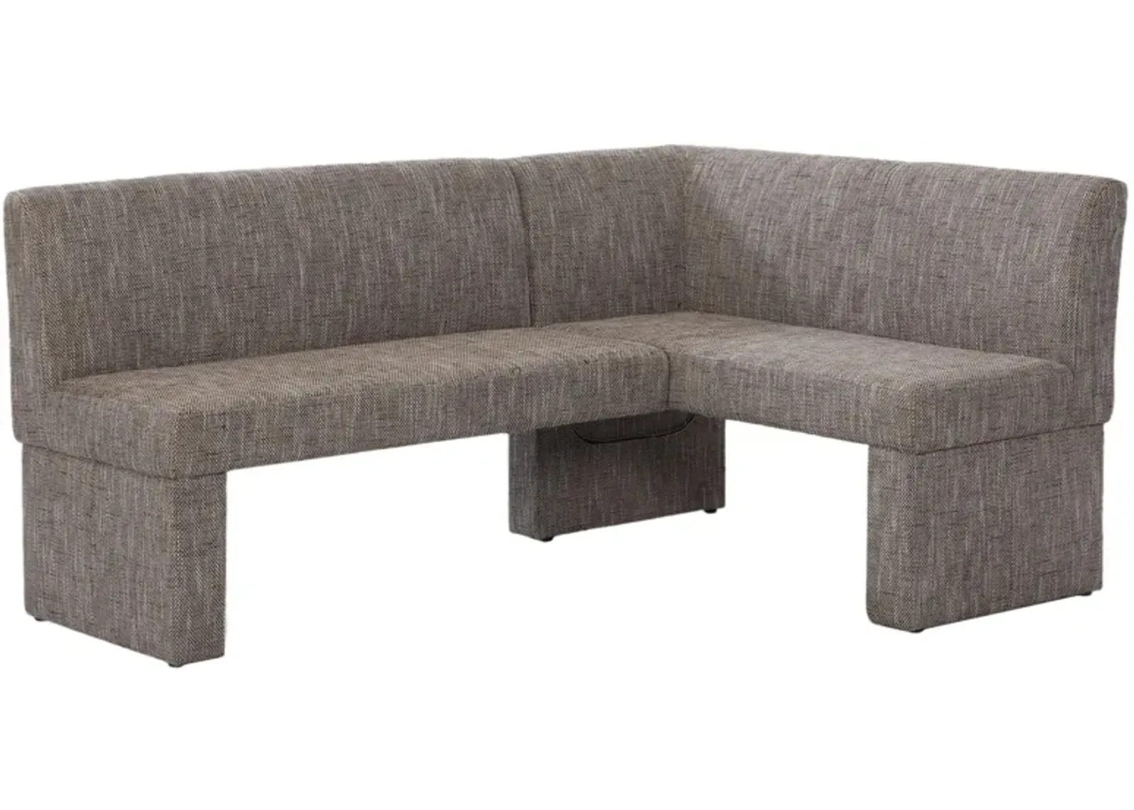 Labrenda Corner Dining Bench in Gray by Chintaly Imports