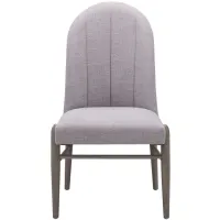 Aldo Upholstered Side Chair in Gray by Davis Intl.