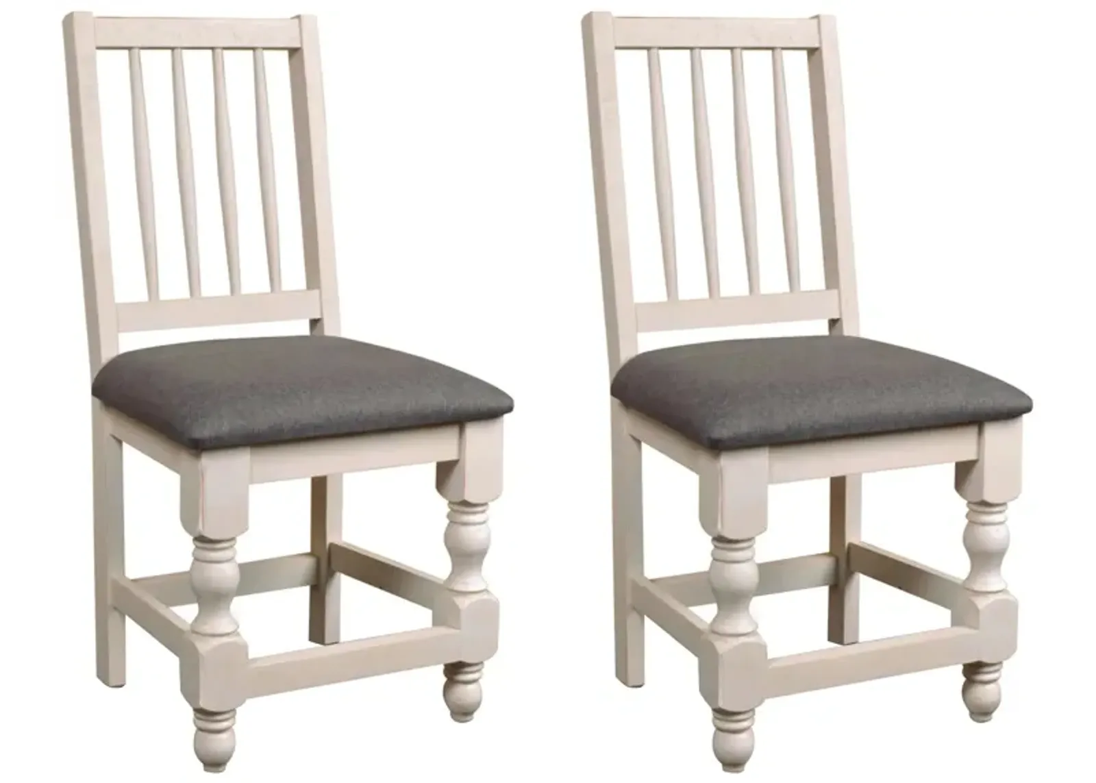 Rustic French Dining Chairs Set of 2