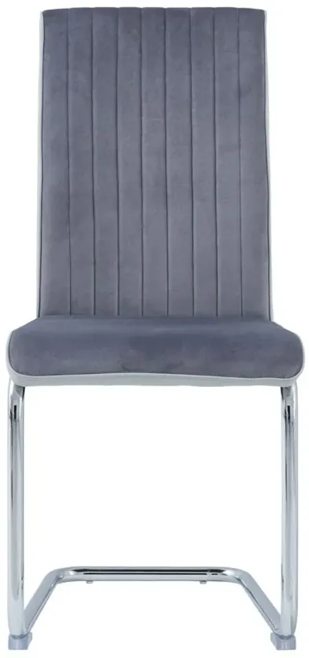 Crono Dining Chair in Grey/ Light Grey by Global Furniture Furniture USA