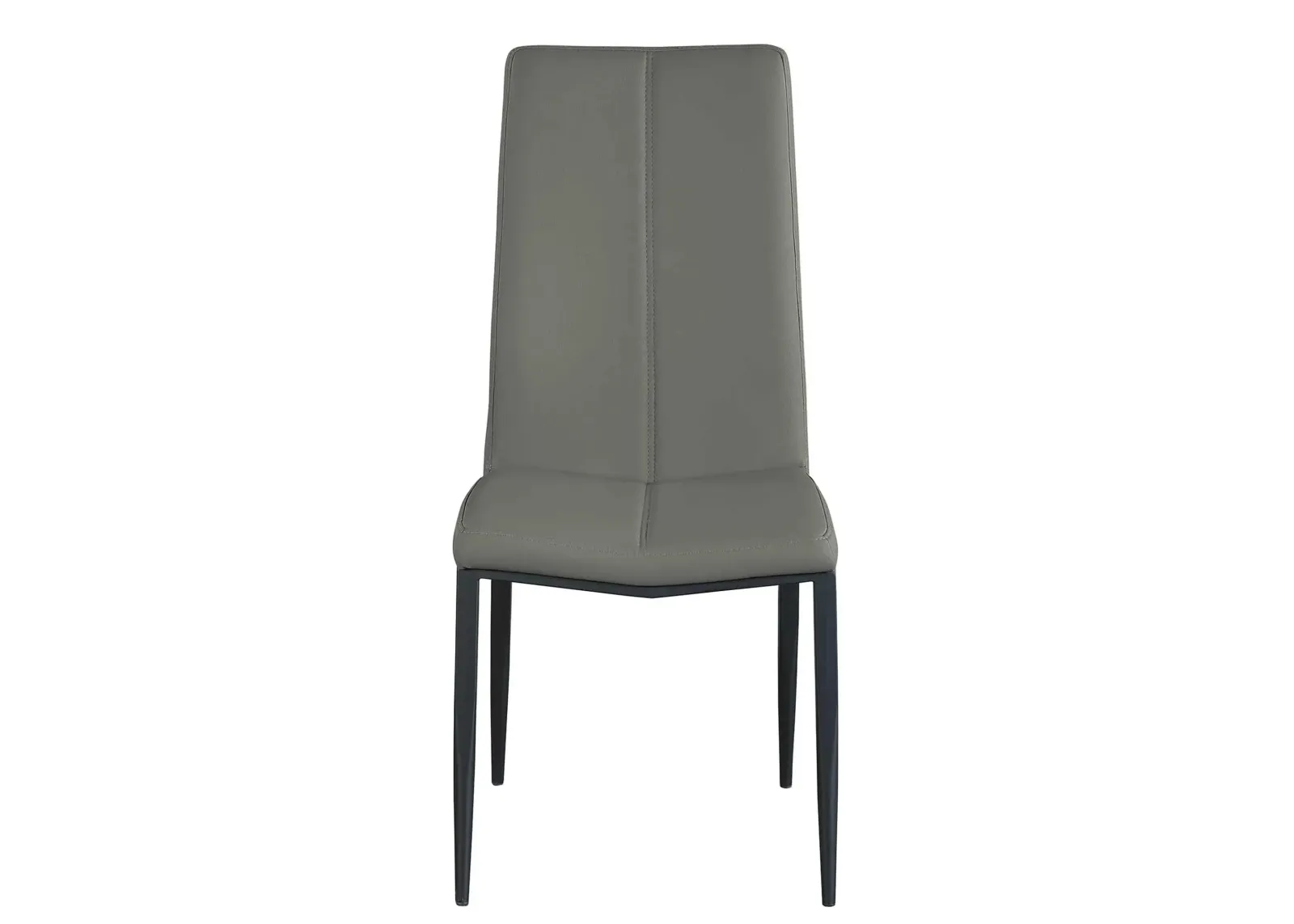 Alexis Side Chair in Gray by Chintaly Imports