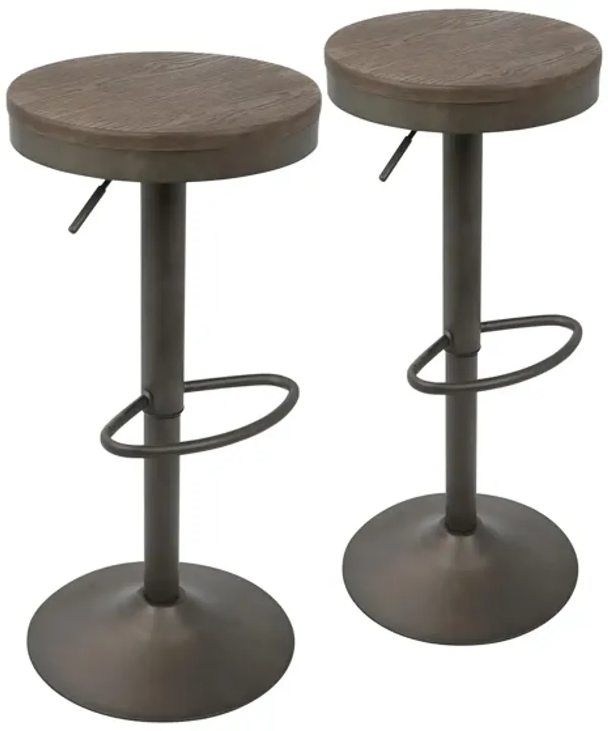 Dakota Barstool - Set of 2 in Antique by Lumisource