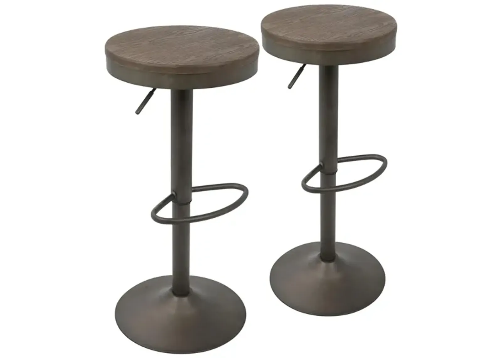 Dakota Barstool - Set of 2 in Antique by Lumisource