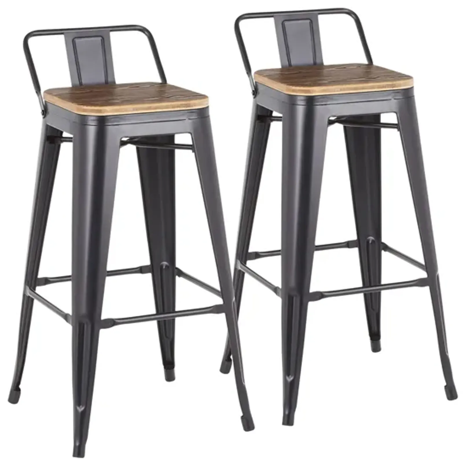 Oregon Low Back Barstool - Set of 2