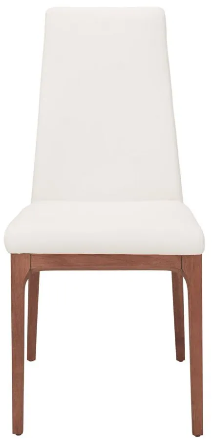 Sombra Side Chair in White by Chintaly Imports