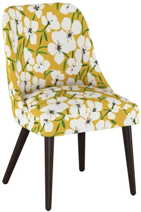 Tilly Dining Chair in Anemone Field Goldenrod by Skyline