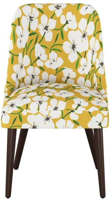Tilly Dining Chair in Anemone Field Goldenrod by Skyline