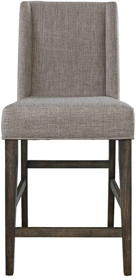 Double Bridge Upholstered Counter Chair