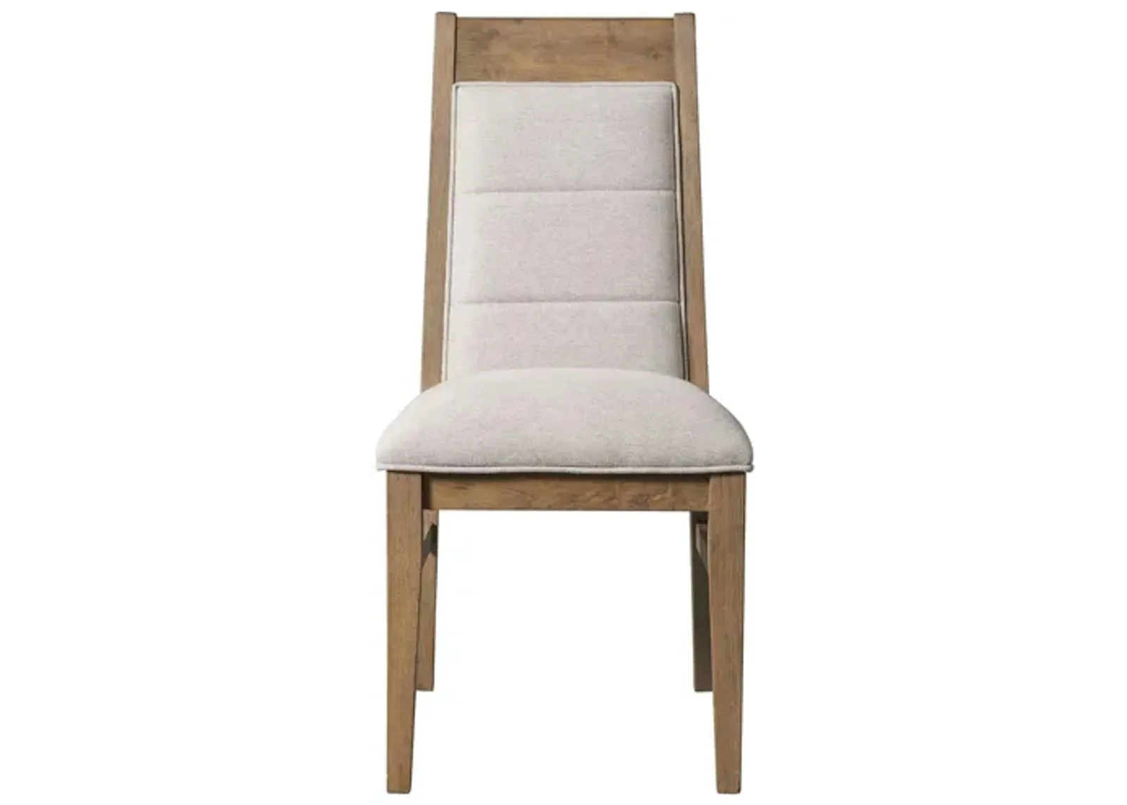 Landmark Uph. Back Side Chair- Set of 2 in Weathered Oak by Intercon