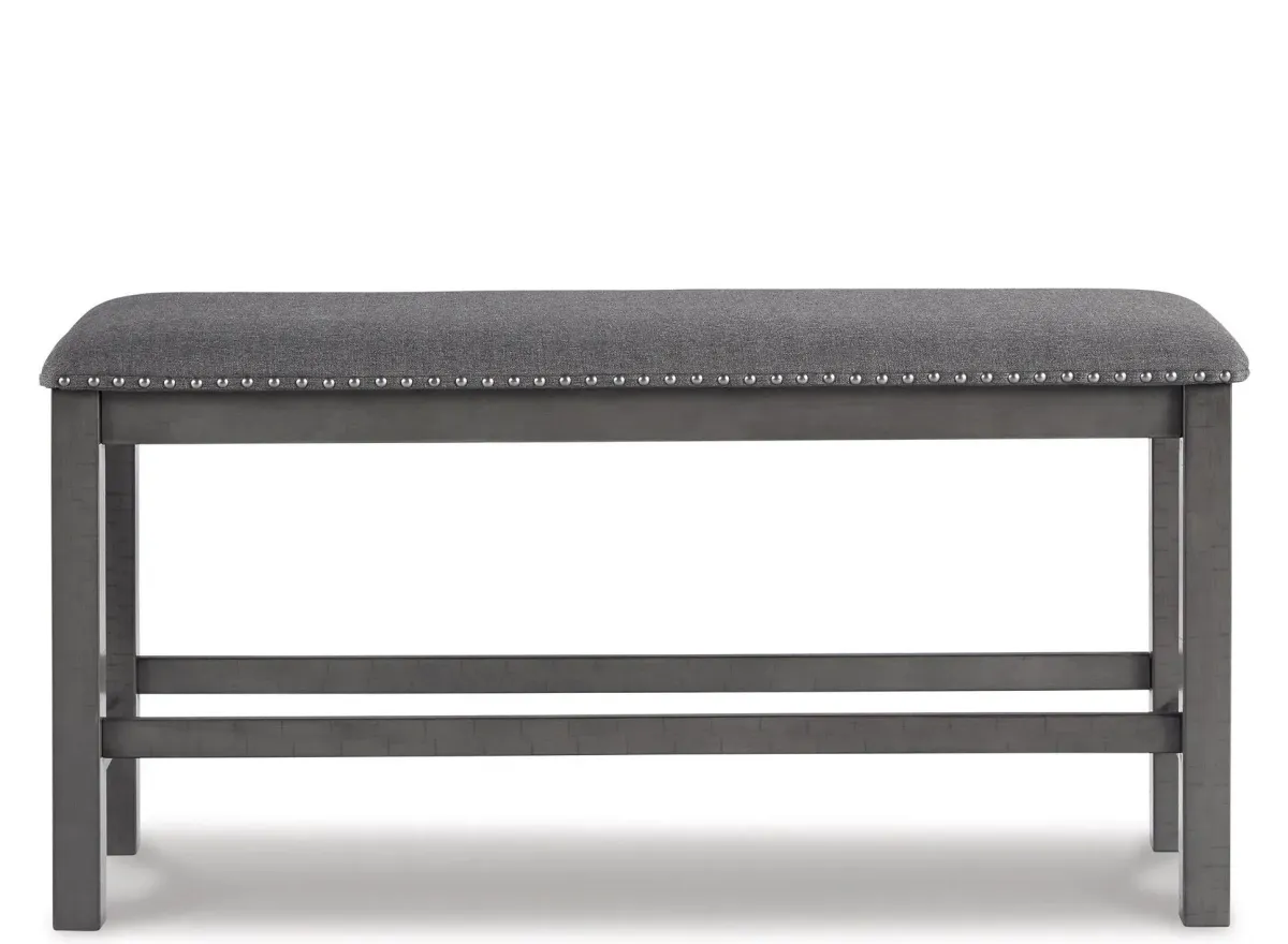 Myshanna Dining Bench in Gray by Ashley Furniture