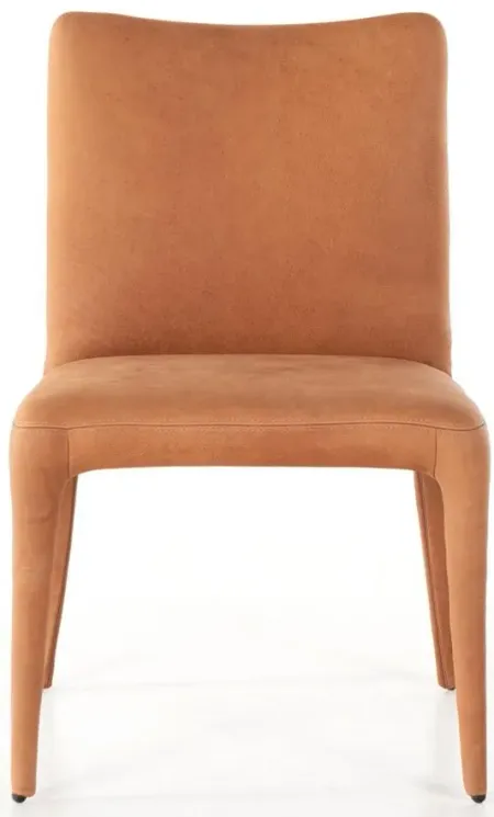 Carnegie Leather Dining Chair (Set of 2) in Heritage Camel by Four Hands