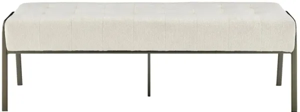 Venturi Fabric Tufted Bench