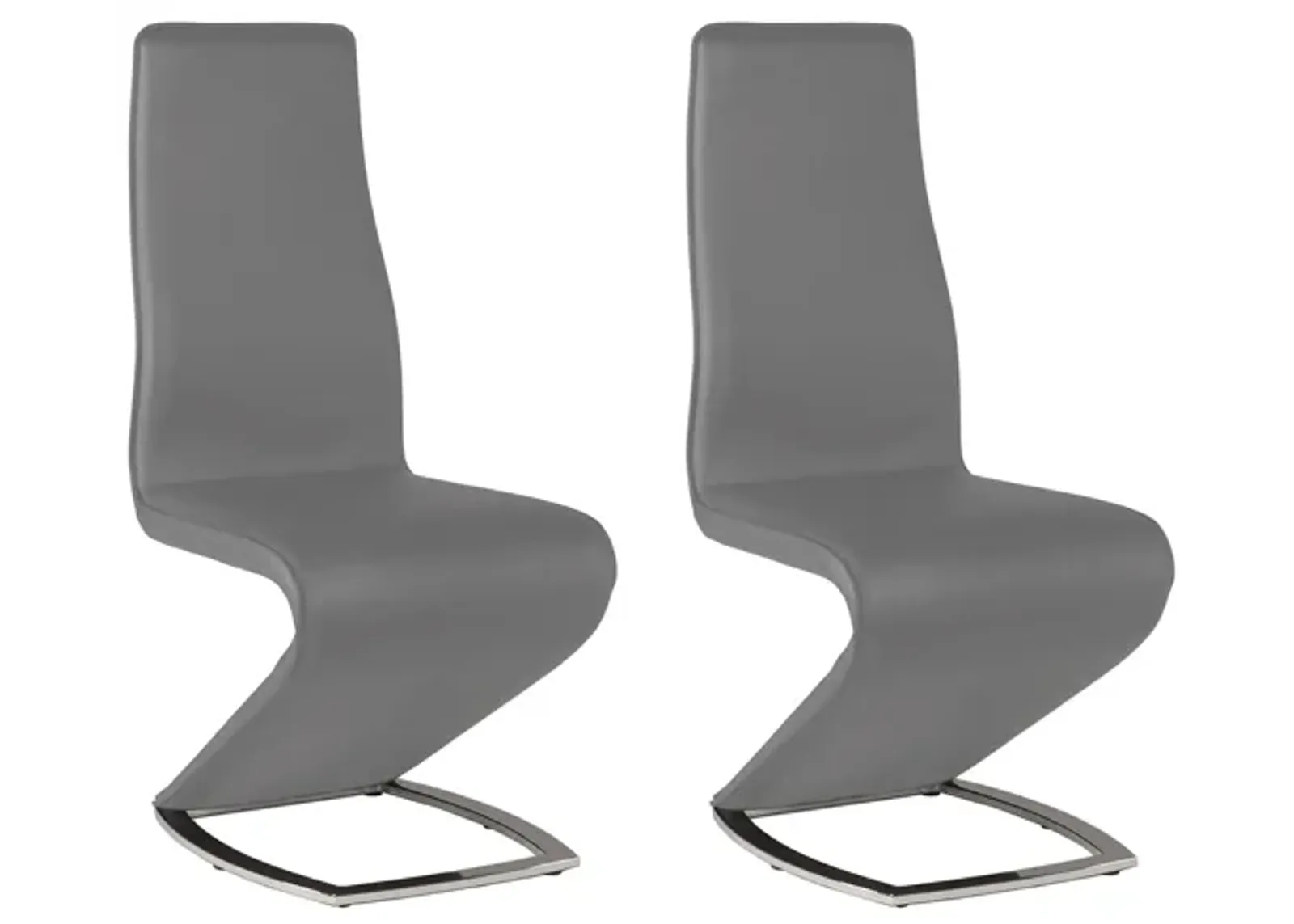 Tarra Dining Chair - Set of 2 in Gray by Chintaly Imports