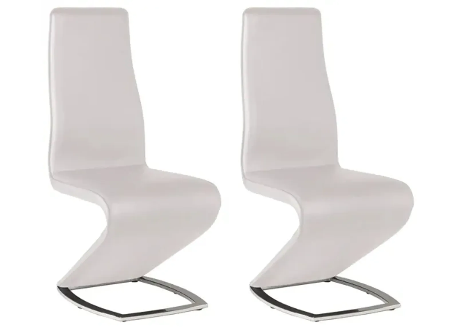 Tarra Dining Chair - Set of 2 in White by Chintaly Imports