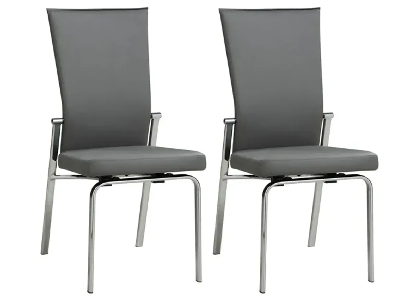 Paloma Dining Chair - Set of 2 in Gray by Chintaly Imports