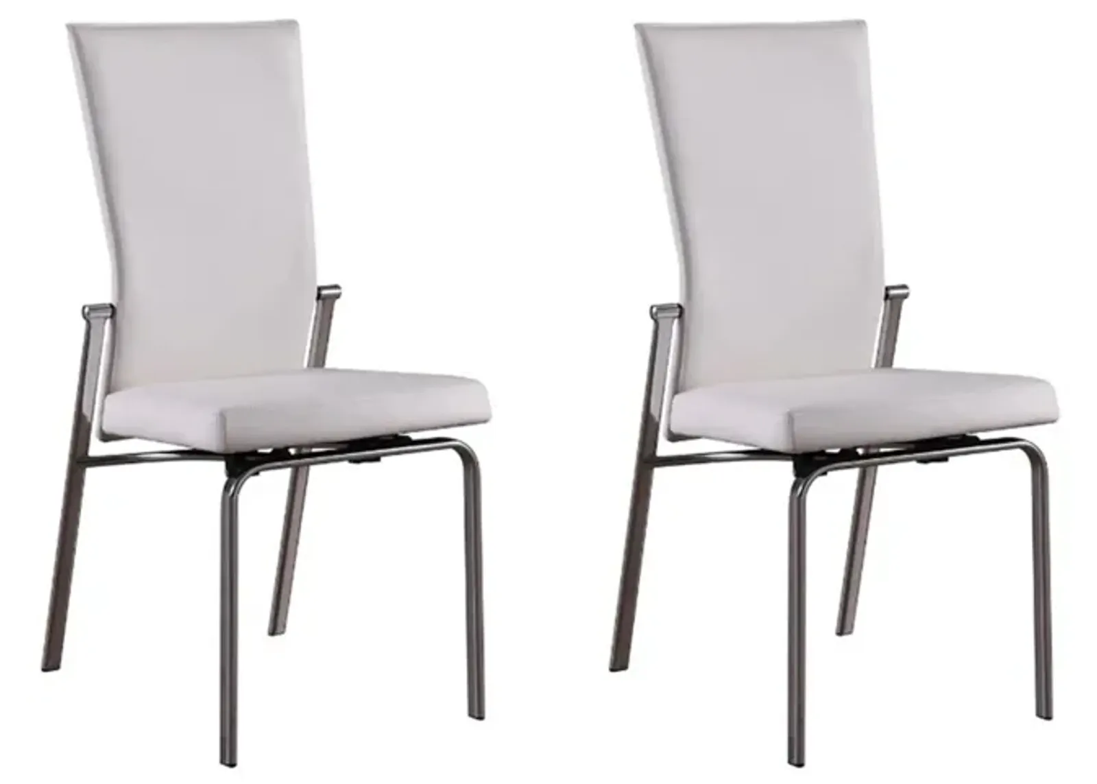 Paloma Dining Chair - Set of 2 in White by Chintaly Imports