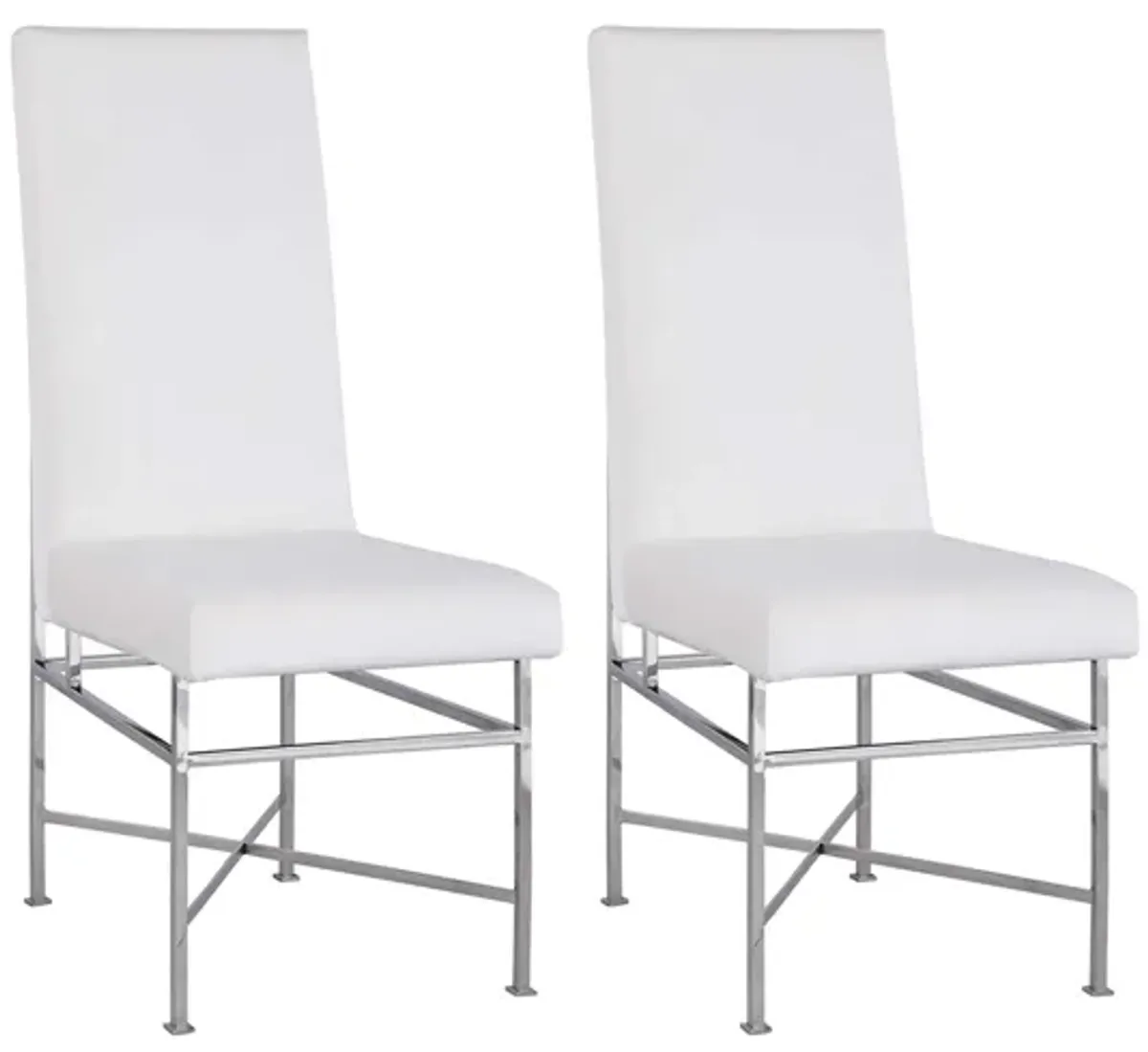 Kandell Dining Chair - Set of 2 in Cream by Chintaly Imports