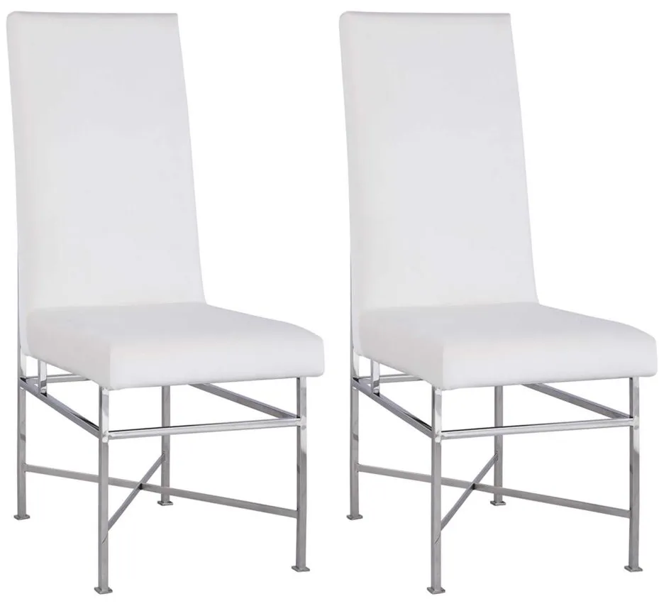 Kandell Dining Chair - Set of 2 in Cream by Chintaly Imports