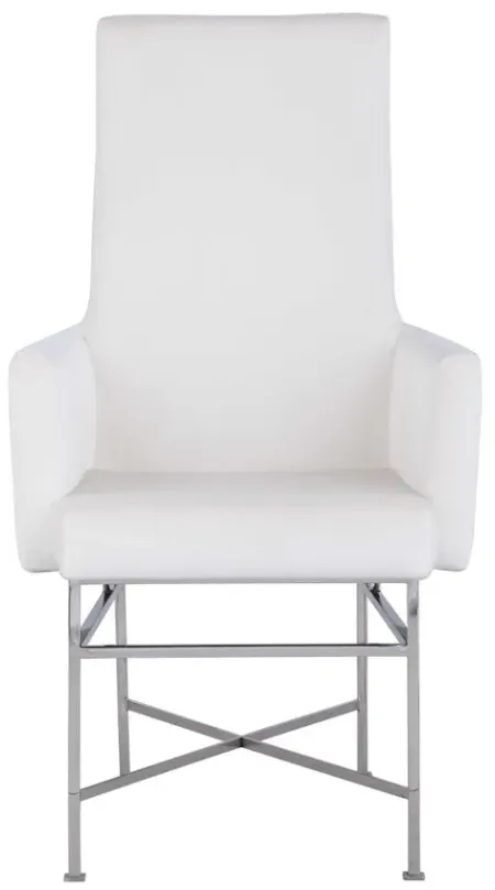 Kandell Arm Chair - Set of 2 in Cream by Chintaly Imports