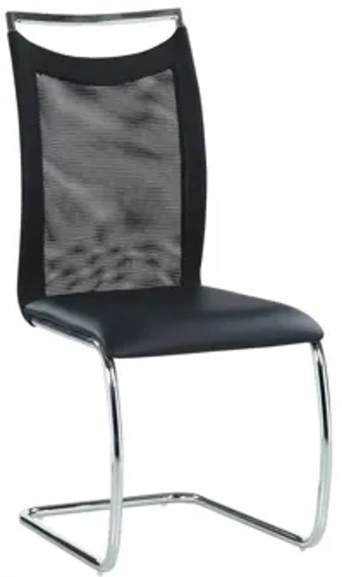 Nico Side Chair - Set of 2 in Black by Chintaly Imports