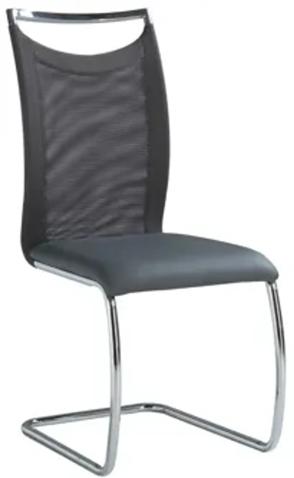 Nico Side Chair - Set of 2 in Gray by Chintaly Imports