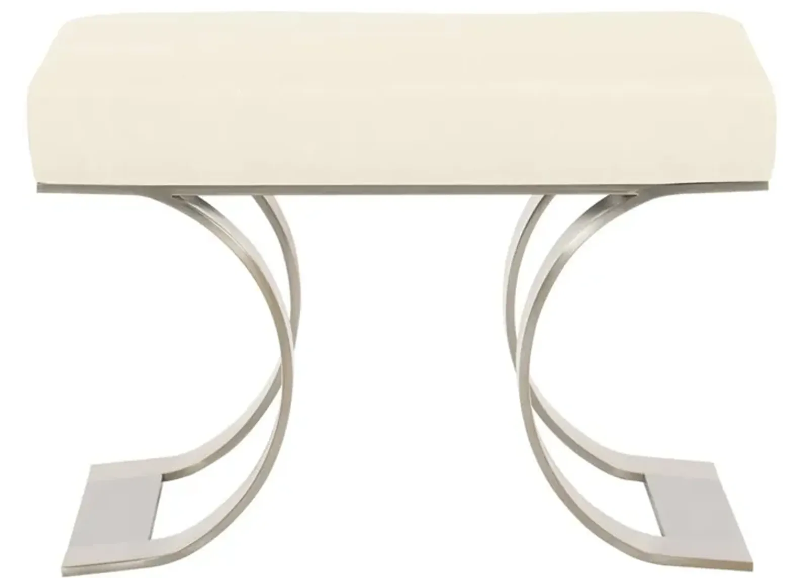 Axiom Bench in Stainless Steel by Bernhardt