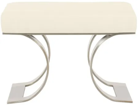Axiom Bench in Stainless Steel by Bernhardt